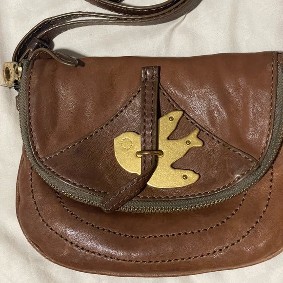Marc Jacobs Brown Leather Petal to the Metal Crossbody Bag - Picture 1 of 9